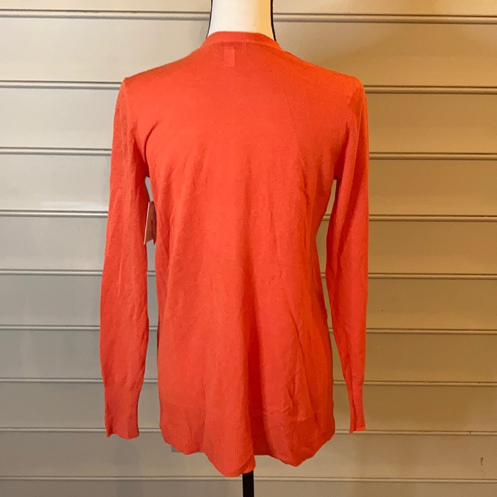 NWT 14th Union Orange Lightweight Button Cardigan - Picture 5 of 8